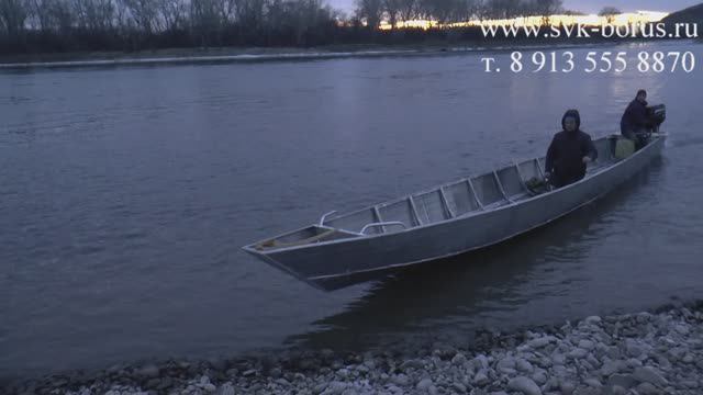 Лодка под подвесной водомет Борус Струйка 9,6 АШ. Видео снято в 2018 году смотреть онлайн