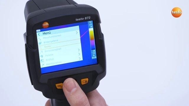 Einschalten und grundlegende Bedienung testo 865 - testo 872: Videoanleitung (1/15) смотреть онлайн