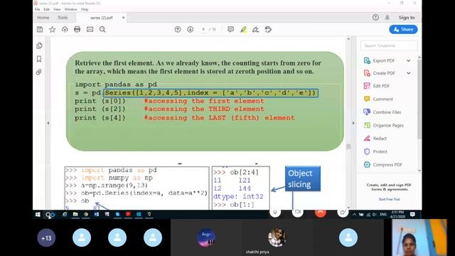 Online class - Python Pandas-Series смотреть онлайн