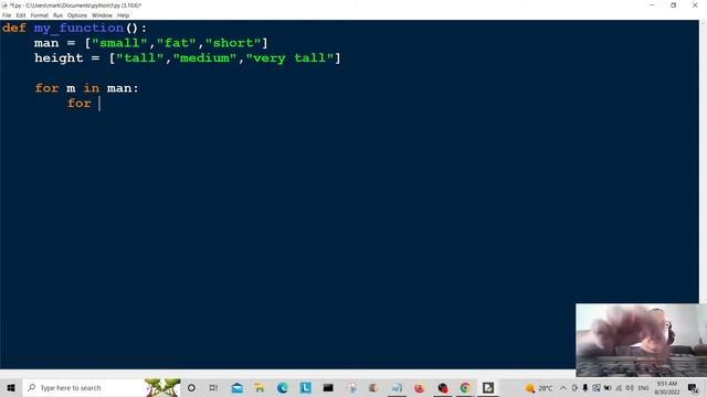 Nested Loops - Python Programming Examples For Beginners 2022 смотреть онлайн