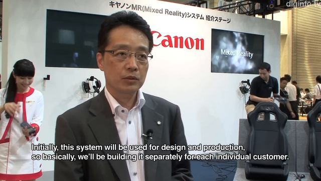 Mixed Reality system from Canon fuses real and virtual worlds #DigInfo смотреть онлайн
