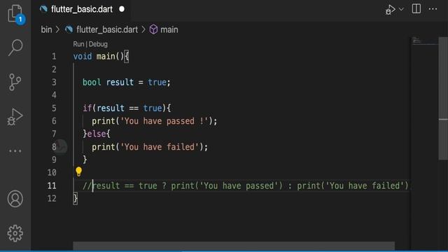 Flutter : Usage of ternary operator | amplifyabhi смотреть онлайн