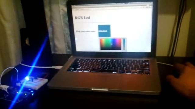 RGB Led - Node.js & Arduino смотреть онлайн