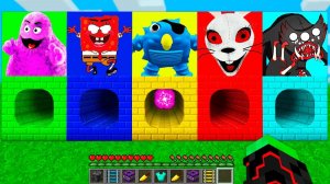 ВЫБЕРИ КРУГЛЫЙ ТОННЕЛЬ В МАЙНКРАФТ