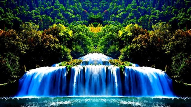 Видеофоны!!! Видеофон осенний!!! Водопад Осеннее волшебство природы!!! смотреть онлайн