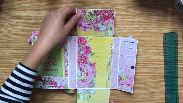 Présentation Mini Album Scrapbooking Fresh Summer et son Tutoriel смотреть онлайн