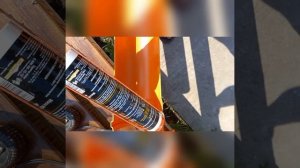 Водосток из канализационных труб, отлив.