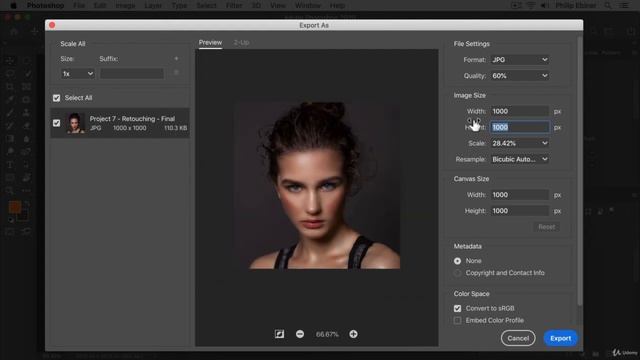 XIV - 1. How to Save Your Photoshop Project and Export It For Any Purpose смотреть онлайн