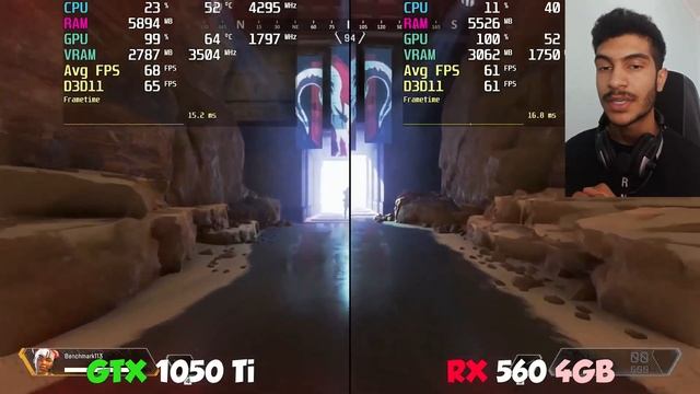 مقایسه GTX 1050 Ti و RX 560 4GB : کارت گرافیک ارزان گیمینگ : تست بنچمارک gtx 1050 ti و تست rx 560 4 смотреть онлайн