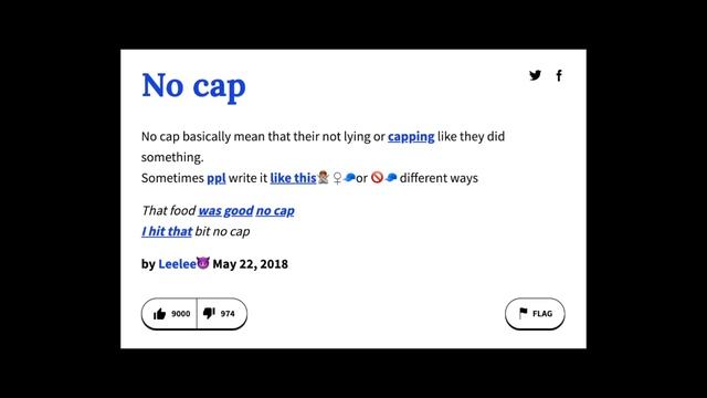 No Cap Meaning - Urban Dictionary смотреть онлайн
