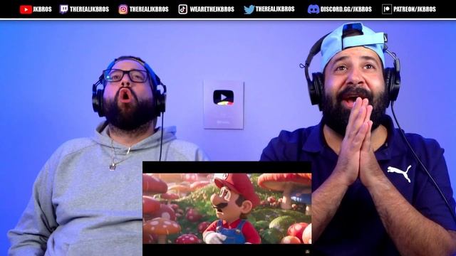 JK Bros REACT to THE SUPER MARIO BROS: MOVIE Official Trailer (2023) смотреть онлайн
