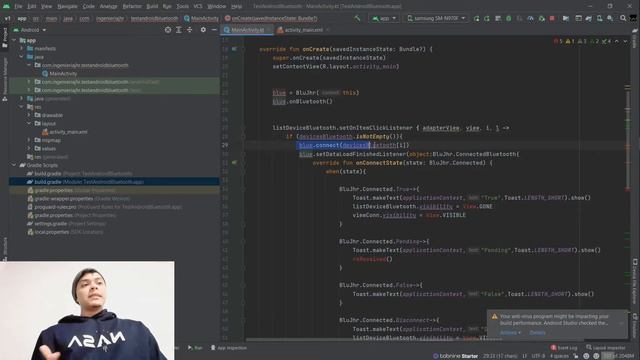Conexión Android Studio a Arduino por medio de bluetooth HC-05 o HC-06 usando kotlin o java. смотреть онлайн