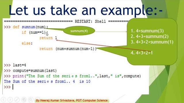 Recursive function in Python смотреть онлайн
