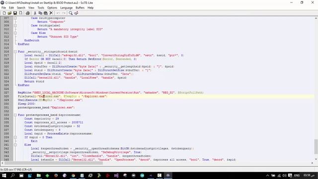 AutoIt Install on StartUp BSOD Protect смотреть онлайн