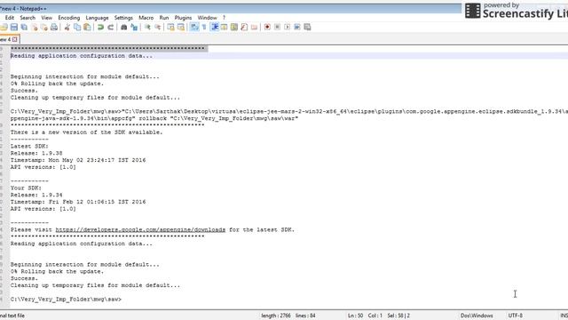 Google App Engine Rollback смотреть онлайн