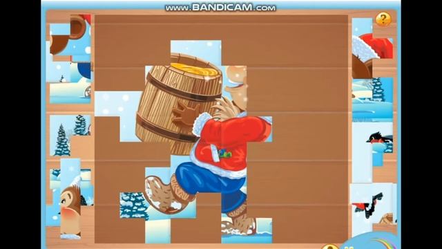 Collect the Teddy bear with a barrel of honey puzzle смотреть онлайн