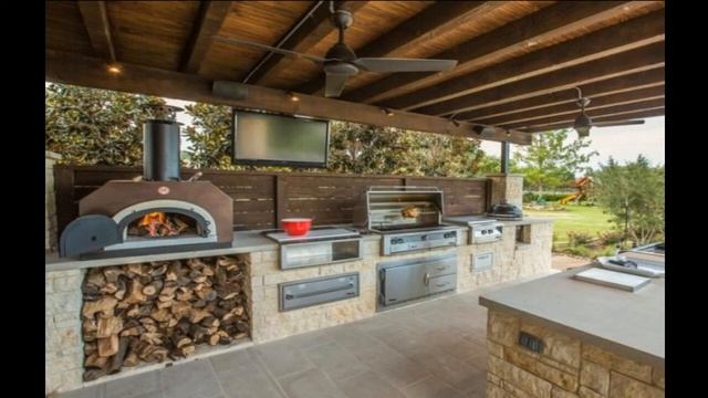 Как сделать удобную и красивую летнюю кухню на дачном участке смотреть онлайн