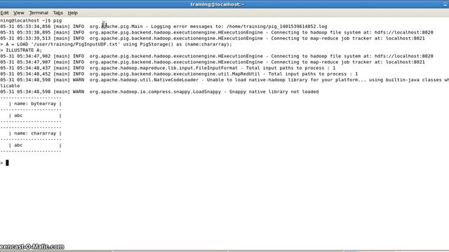User Defined Functions in PIG Using JAVA смотреть онлайн