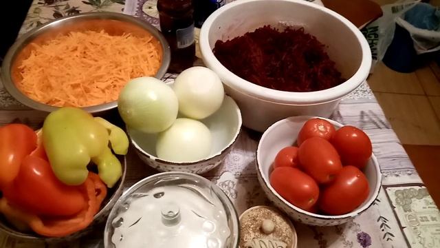 СВЕКОЛЬНЫЙ САЛАТ НА ЗИМУ/ОЧЕНЬ ВКУСНЫЙ РЕЦЕПТ!!! смотреть онлайн