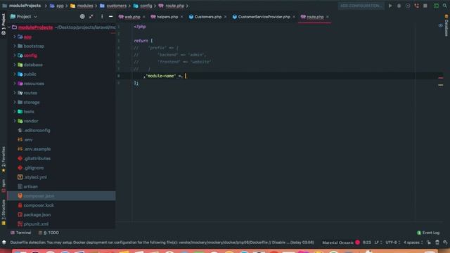laravel 5.8 lesson 8 add module name to url смотреть онлайн