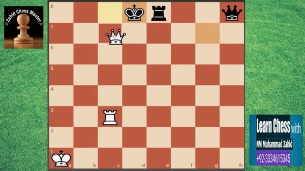 AMAZING CHESS PUZZLE | Mate in Eight Moves | Master Level Puzzle | Zahid Chess Master.