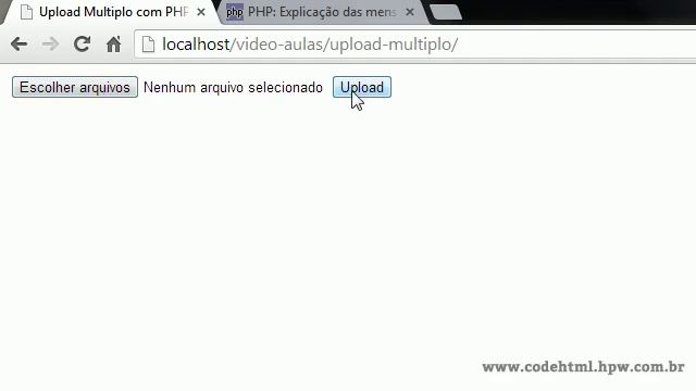 Upload Multiplo de Imagens com PHP смотреть онлайн
