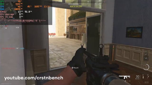Intel Core i3-1115G4 \ Intel UHD Graphics \ Call of Duty: Modern Warfare II 2022 - benchmark смотреть онлайн