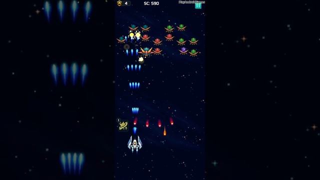 Galaxiga Classic Arcade Andriod iOS Gameplay #1 Similar To Falcon Squad? смотреть онлайн