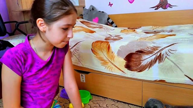 24 Часа Челлендж Ухаживаю за Кошкой Мой День с питомцем