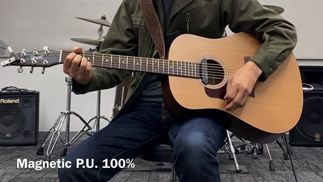 スカイソニック　ピックアップ試奏　NEW T-902LH 　アコギ用マグネチックピックアップ　レフトハンドモデル　レフトハンドギターのためのピックアップ　マグとマイクのピックアップ смотреть онлайн