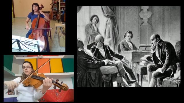 Beethoven - Dúo Viola y Cello Minuet смотреть онлайн