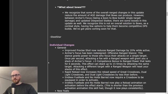 U45 Inquisitive Nerfs and Ranged Changes смотреть онлайн