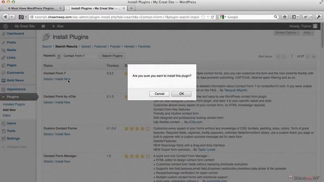 How to install Plugins from WordPress.org смотреть онлайн