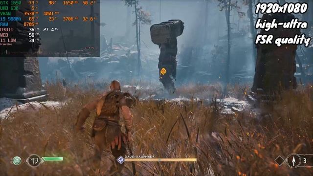 God of War | GTX 1650 + I9 9880H | Mini Pc Gamer | 1080p 1440p 4k Gameplay смотреть онлайн