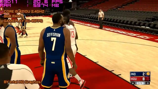NBA 2K17 on Intel HD 4400 смотреть онлайн