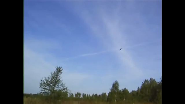 Полет самодельного самолета из потолочки  мотор 2830,тяга,вес 900 гр.