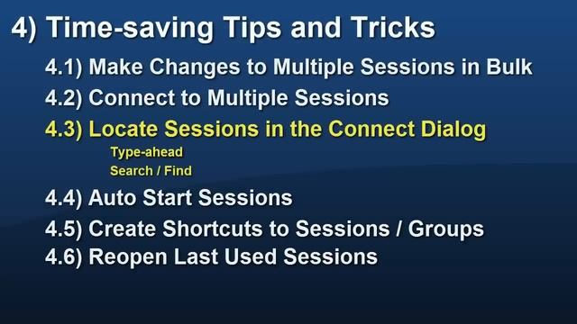 Sessions: 4) Time-saving Tips & Tricks смотреть онлайн