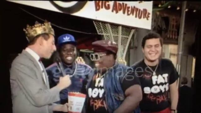 Pee-wee Herman Interviews Celebrities At The Premiere Of Pee-wee's Big Adventure