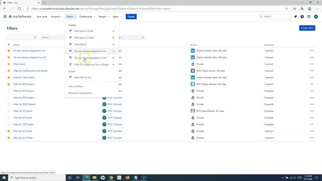 JIRA Cloud Tutorial #37 - How to Manage Filters in Jira смотреть онлайн