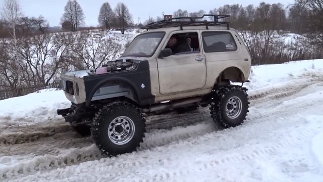Нива 1UZ Тест 4WD смотреть онлайн