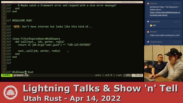rusty-sidekiq - Garrett (from Lightning Talks and Chill April 2022) смотреть онлайн