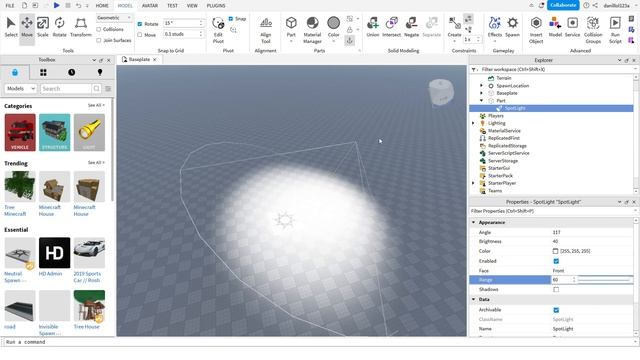 Как сделать свет в Roblox Studio смотреть онлайн