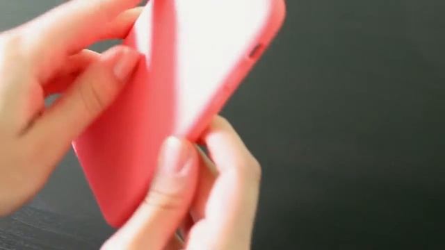 Мини обзор | Чехол для iPhone 6/6S, Careo Silicone Apricot, розовый | смотреть онлайн