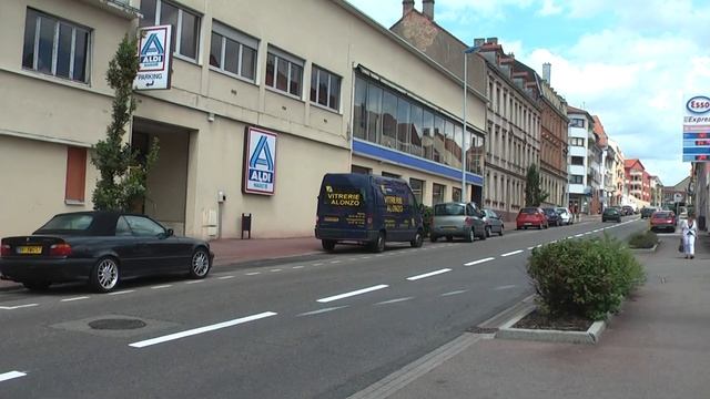 Sarreguemines. France. Rue du Maréchal Foch 08.07.2011 смотреть онлайн