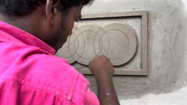 Amazing Round Design - Home Bowl Use Cement Sand And Wall Design смотреть онлайн