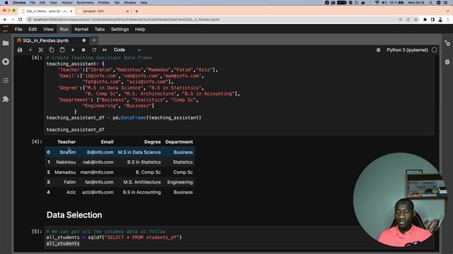 How to Perform SQL Queries on Pandas DataFrames Using Python смотреть онлайн