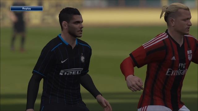 PES 2016 Gameplay Inter Milan x AC Milan PS4 1080p 60 FPS смотреть онлайн
