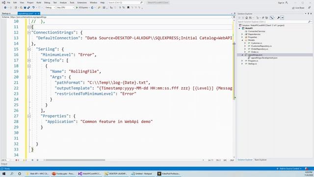 [Part 11] - Build an ASP.NET Core 3.1 Web API and Consume with MVC (Integrating Serilog Logging) смотреть онлайн