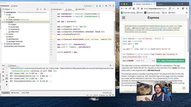Hypermedia II - GR288 - Cours 6 mai - Intro Express JS смотреть онлайн