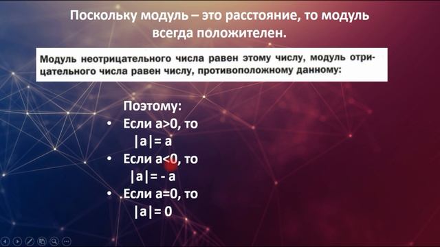Модуль числа. Часть 1 смотреть онлайн